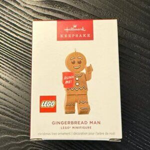 Hallmark Gingerbread Man Lego "Dunk Me" Keepsake Ornament 2020